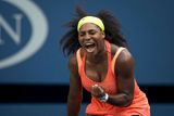 Uspěla i Serena Williamsová a ze svého postupu měla enormní radost.