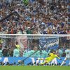 Finále MS ve fotbale 2022, Argentina - Francie: Gonzalo Montiel při vítězné penaltě
