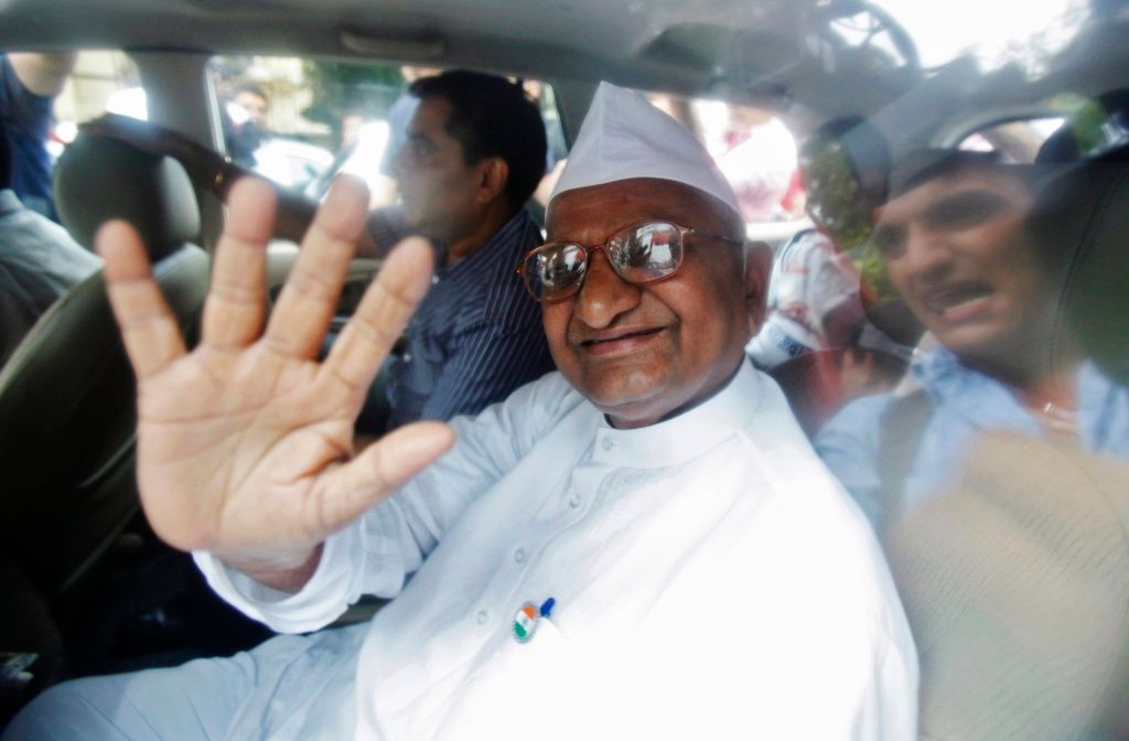 Indie - bojovník proti korupci Anna Hazare