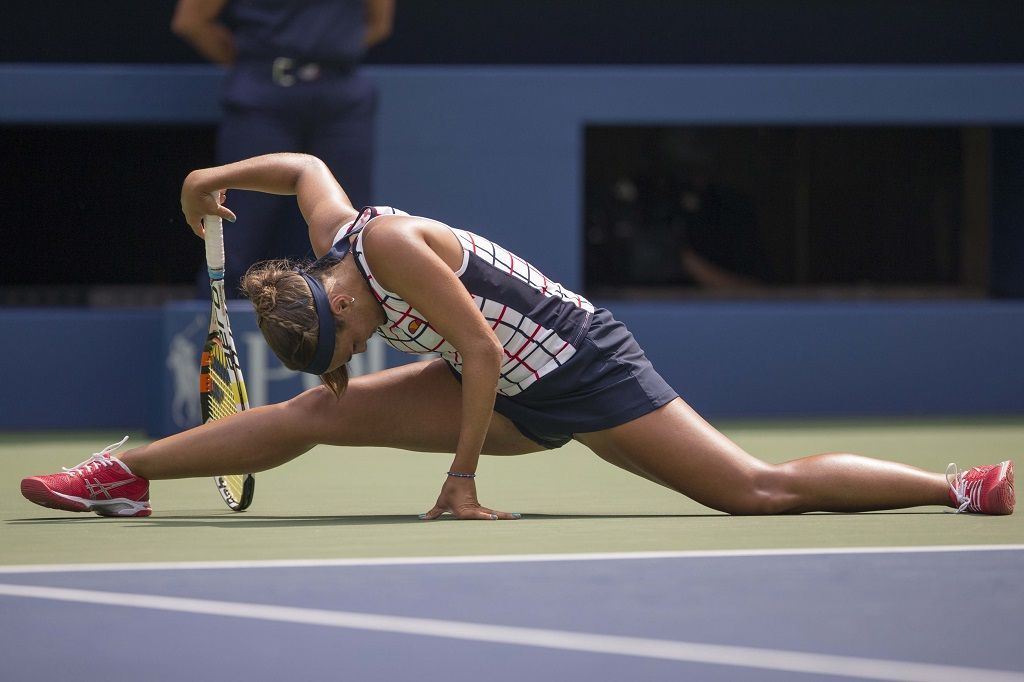 První den US Open 2015 (Monica Puigová)