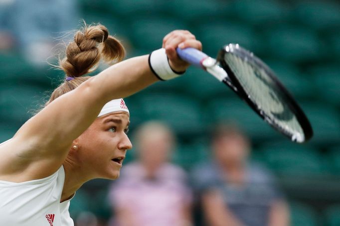 Karolína Muchová na Wimbledonu 2021