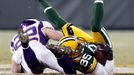 NFL,  John Kuhn (Green Bay Packers) - 30 a Jamarca Sanford (Minnesota Vikings)