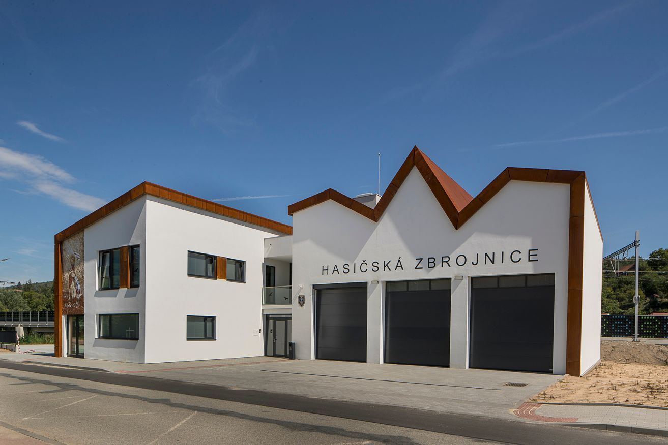 hasičská stanice, architektura, stavba, hasiči