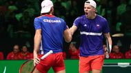 Česko - Španělsko, čtvrtfinále Davis Cup 2025 (Macháč, Menšík)