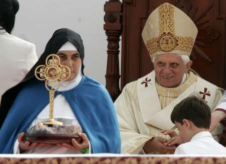 Benedikt XVI. v Brazílii