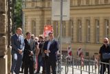 Oproti jiným městům bylo Brno k prezidentovi smířlivější. Masivní protesty se nekonaly. Před sídlem Krajského úřadu Jihomoravského kraje postával jen malý hlouček demonstrantů. Prezident jim zamával a dál situaci nekomentoval.