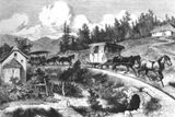 Provoz na trati zajišťovalo 860 koní. Další koněspřežka existovala na trase Praha-Lány od 21. března 1830. Na obou těchto tratích byly později koňské povozy nahrazeny parními lokomotivami.