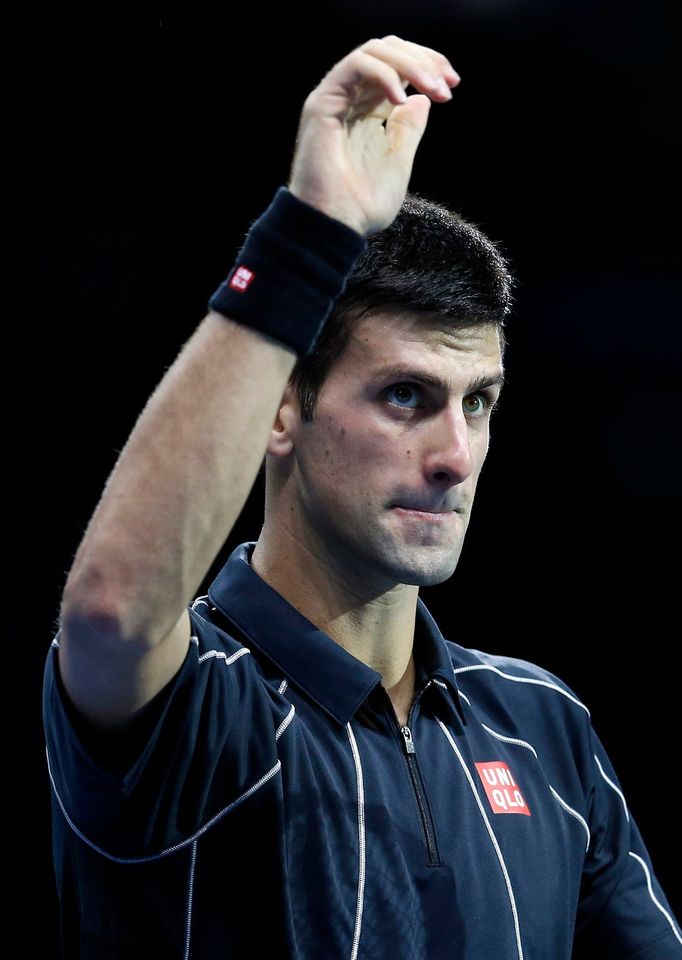 Novak Djokovič na Turnaji mistrů 2013