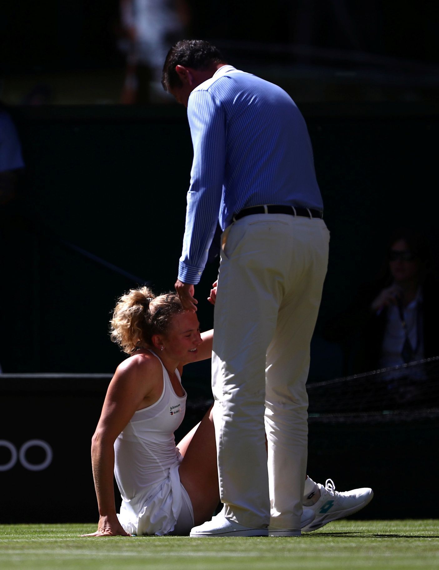 Kateřina Siniaková v druhém kole Wimbledonu 2019