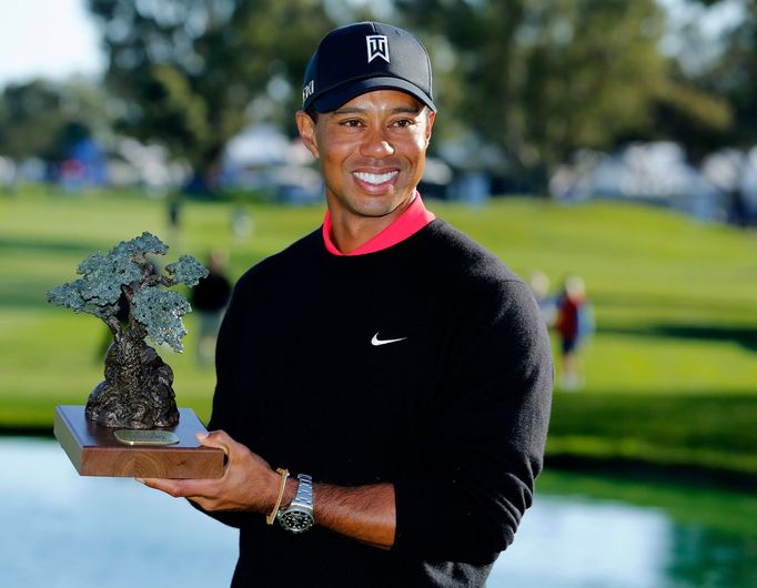 Golfista Tiger Woods na turnaji v San Diegu