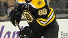 Jaromír Jágr při premiéře v dresu Boston Bruins