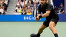 Novak Djokovič v utkání 3. kola US Open 2025