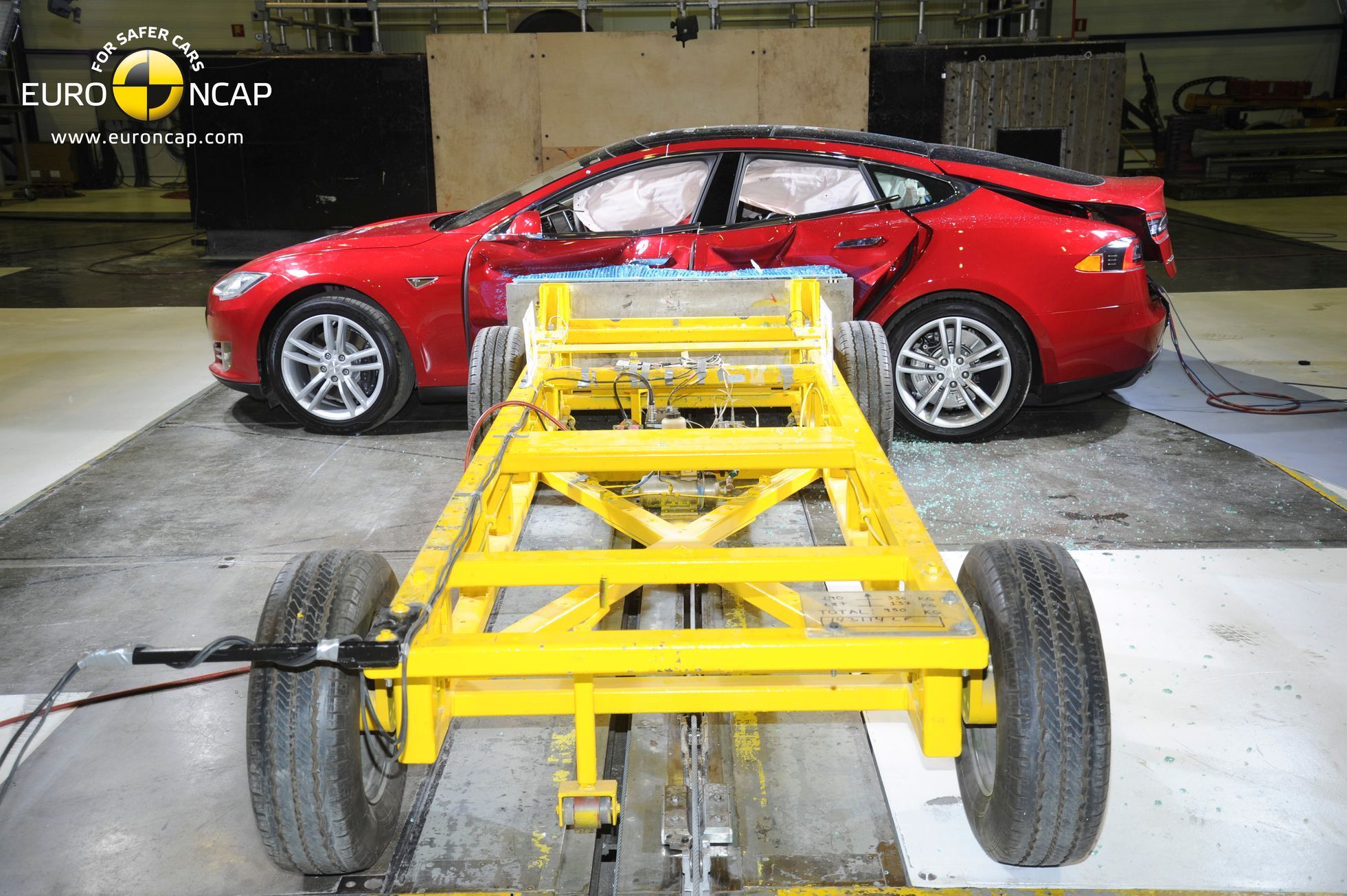 Euro NCAP crashtest Tesla Model S
