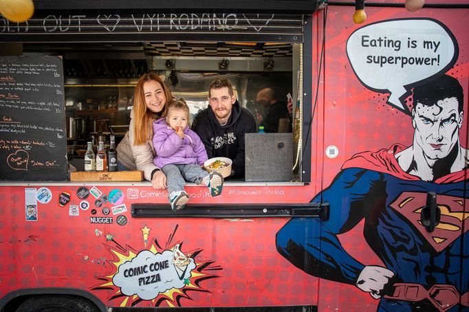 Comic Cone Food Truck ve Zlíně.