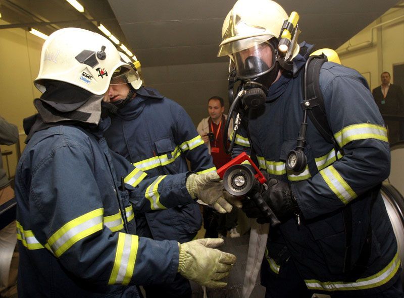 Požár na sjezdu ČSSD