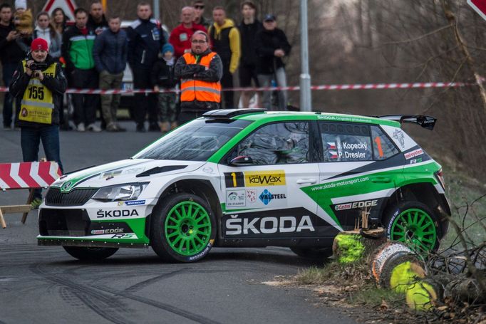 Jan Kopecký ve Valašské rallye 2019.