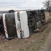 Nehoda autobusu u Nupak na Říčansku
