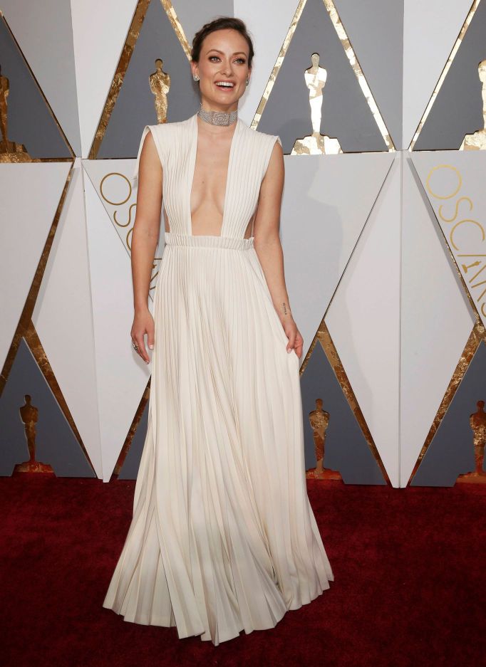 Olivia Wilde arrives at the 88th Academy Awards in Hollywood