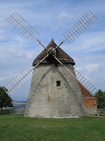 Větrný mlýn v Kuželově