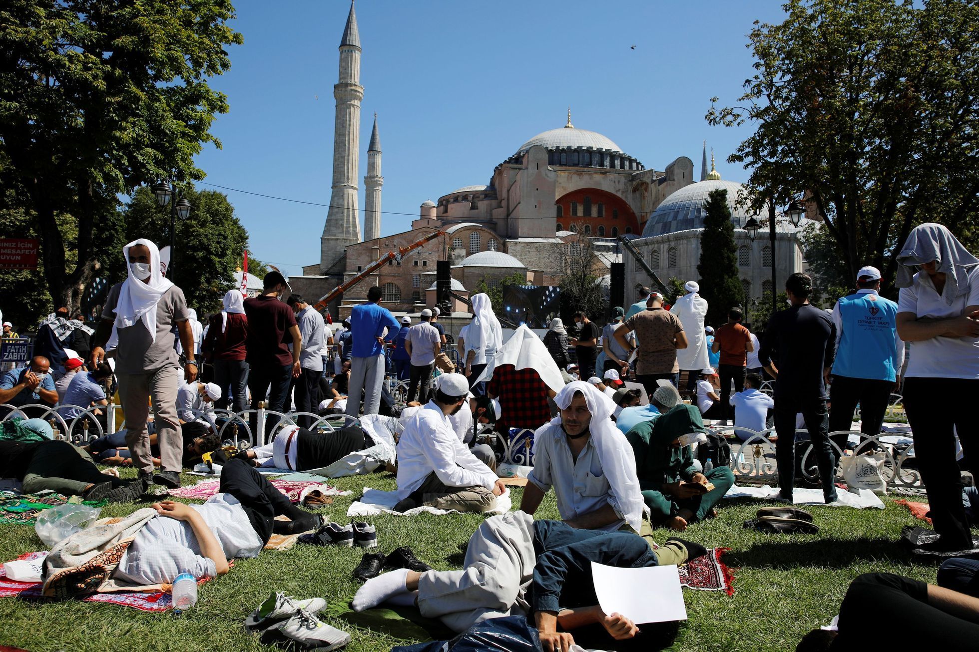 Hagia Sofia před modlitbou