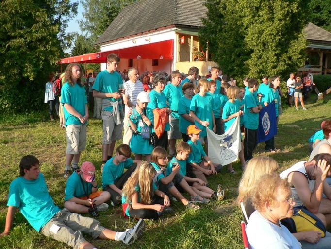 Marie Bařinová, 80letá vedoucí turistického oddílu.