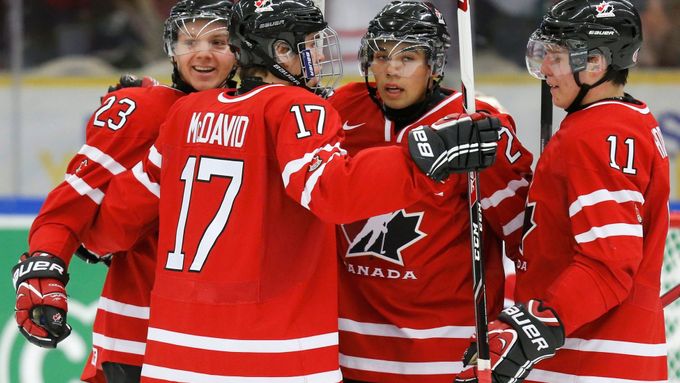 Kanadští hokejisté ještě v 54. minutě prohrávali se Slováky 2:3, na rozdíl od zápasu s Českem dokázali skóre utkání otočit.
