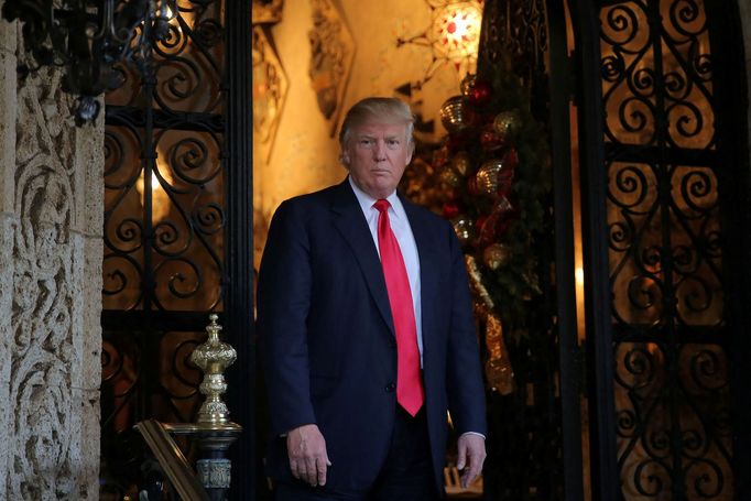 Bývalý prezident USA Donald Trump ve své rezidenci Mar-a-Lago na Floridě.