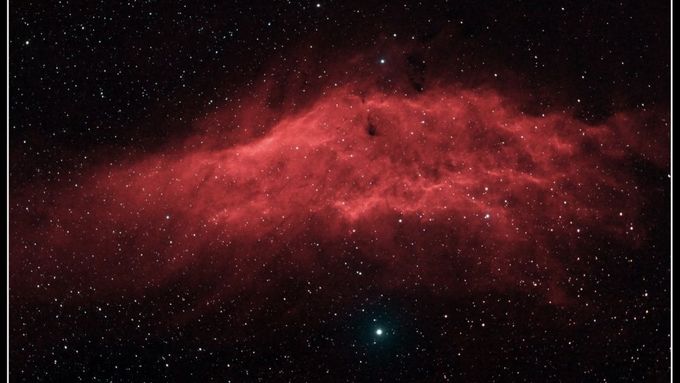 Mlhovina NGC 1499 - Kalifornie.