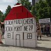 demonstrace za práva pracovních migrantů
