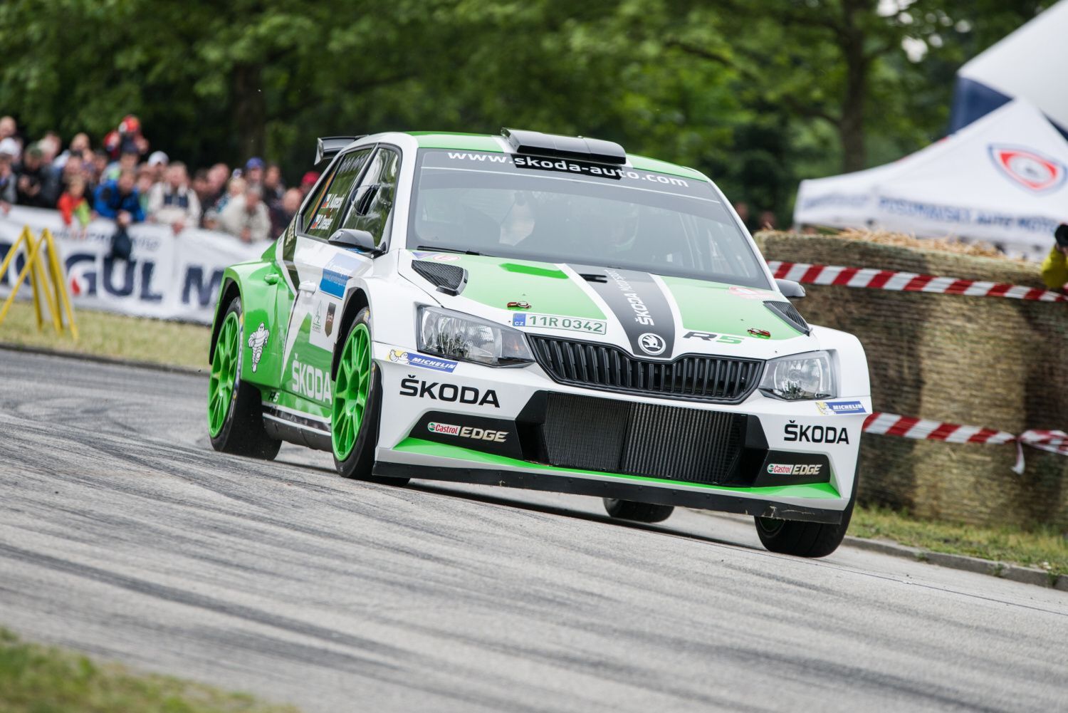 Rallye Český Krumlov 2015: Jan Kopecký - Pavel Dresler, Škoda Fabia R5