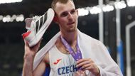 Český výškař Jan Štefela na MS v atletice 2025