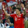 Fotbal, Liga mistrů, Bayern - Dortmund: Mario Mandžukič slaví gól na 1:0