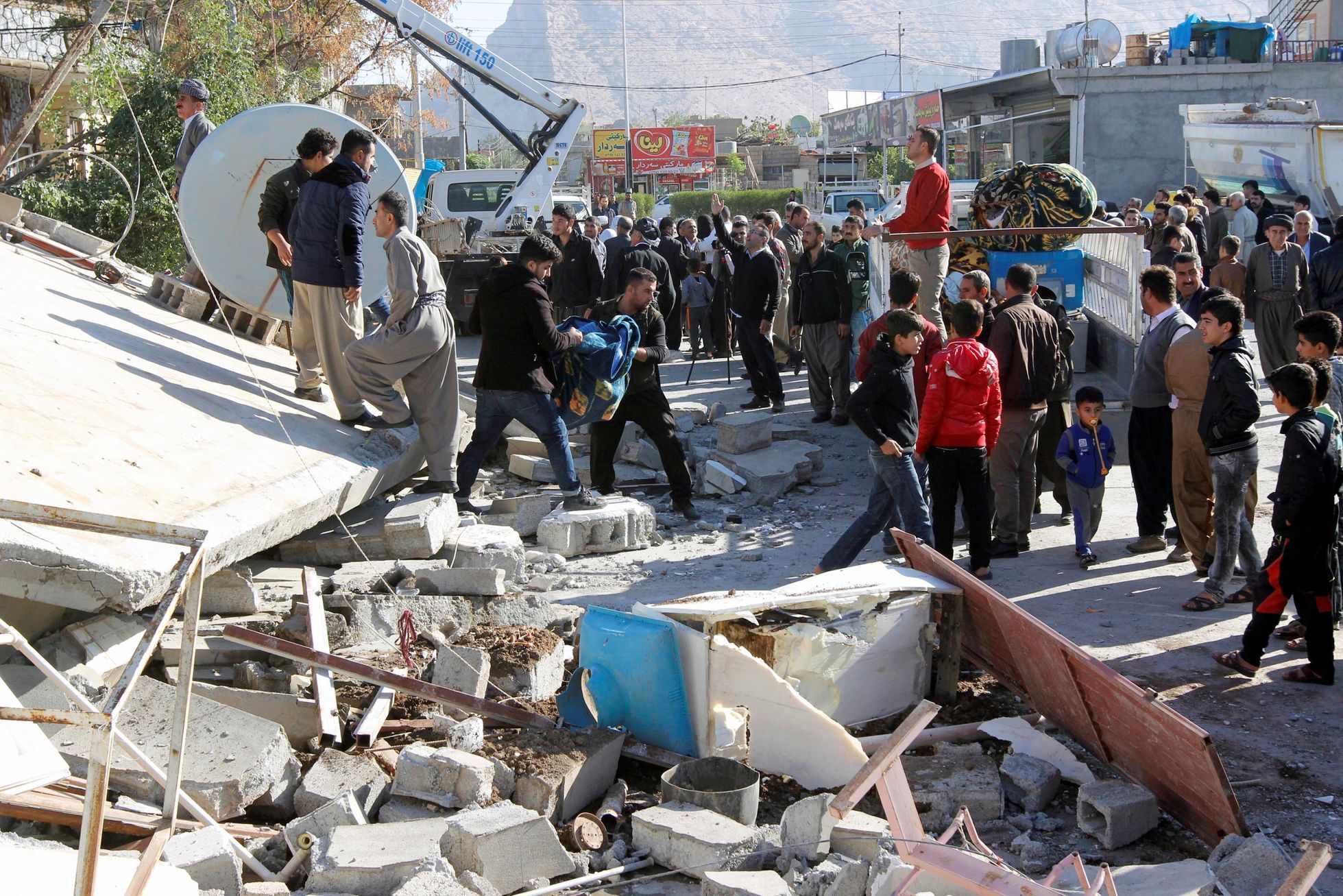 Zemětřesení v Íránu a Iráku, listopad 2017