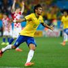 MS 2014, Brazílie-Chorvatsko: Neymar slaví gól