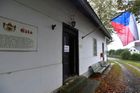 Obecní úřad a zároveň volební místnost v Čilé na Rokycansku, nejmenší obci v Plzeňském kraji.