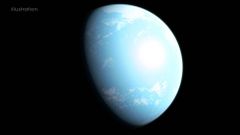 Ilustrace od NASA ukazuje, jak by možná mohla vypadat exoplaneta GJ 357
