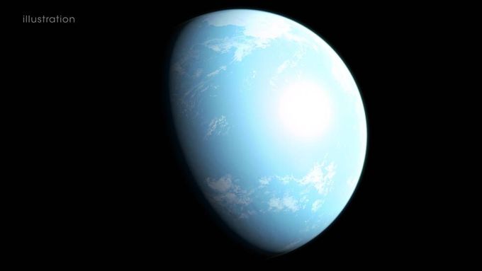 Ilustrace od NASA ukazuje, jak by možná mohla vypadat exoplaneta GJ 357