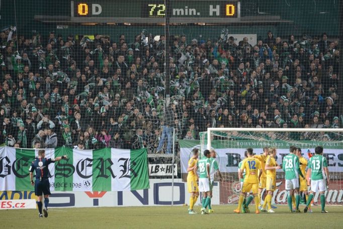 SL: Bohemians-Jihlava: fanoušci Bohemians