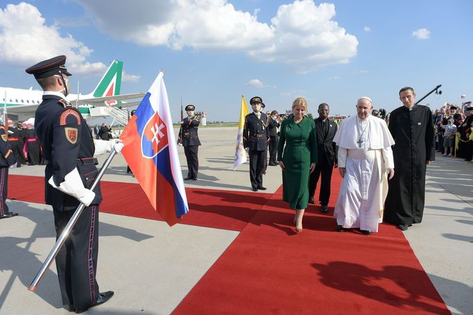 Papež František na návštěvě Slovenska.