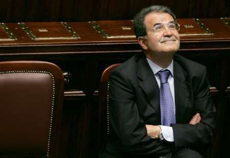 Romano Prodi v parlamentu