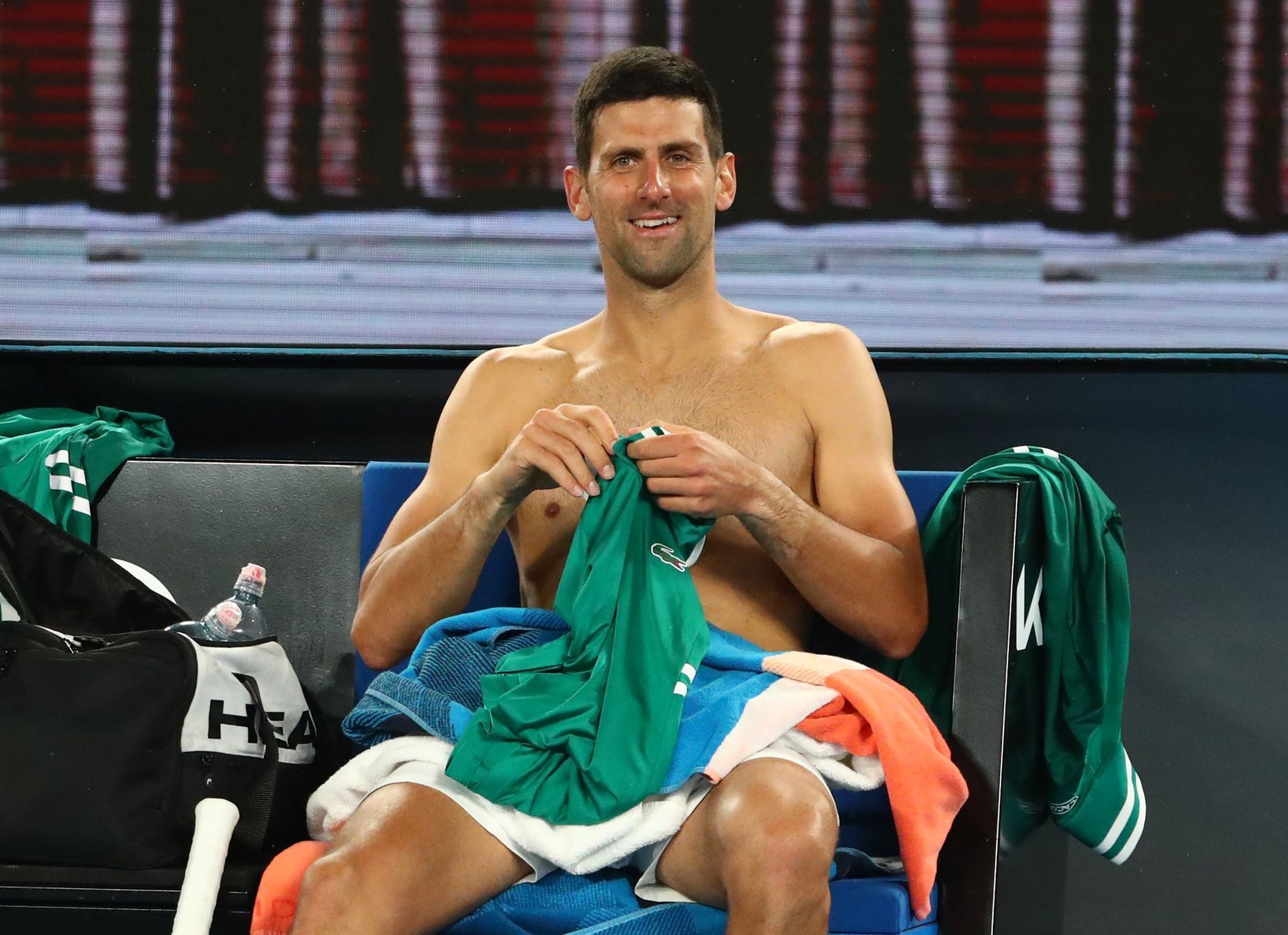 Australian Open 2021, 5. den (Novak Djokovič)