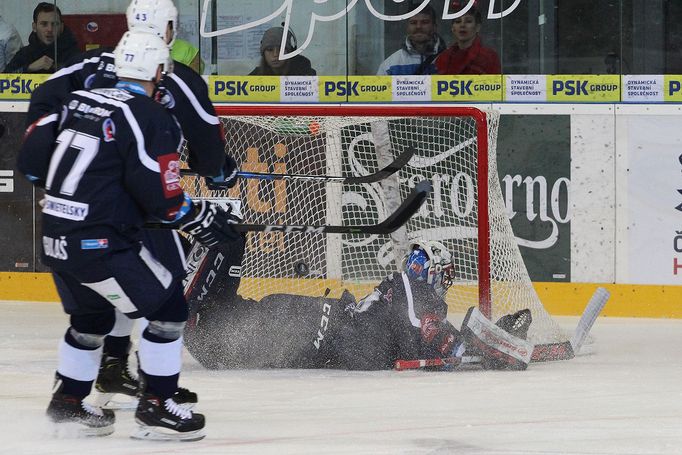 Zápas základní části hokejové extraligy mezi Kometou a Plzní.