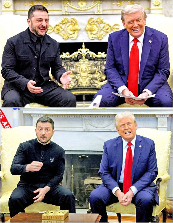 Volodymyr Zelenskyj si po únorovém fiasku v Bílém domě dal tentokrát pozor - neměl mikinu, ale (sice černé a polovojenské, ale přece jenom) sako.