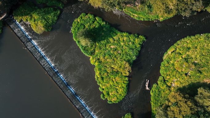 Z dokumentu ČT České řeky z výšky