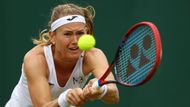 Marie Bouzková v osmifinále Wimbledonu 2023