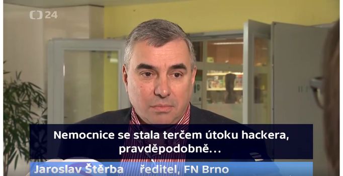 K masivnímu kybernetickému útoku na Fakultní nemocnici Brno došlo 13. března 2020.