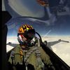 selfie, pilot F16