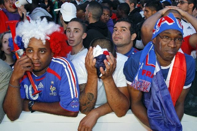 Francie - Mexiko (fanoušci)