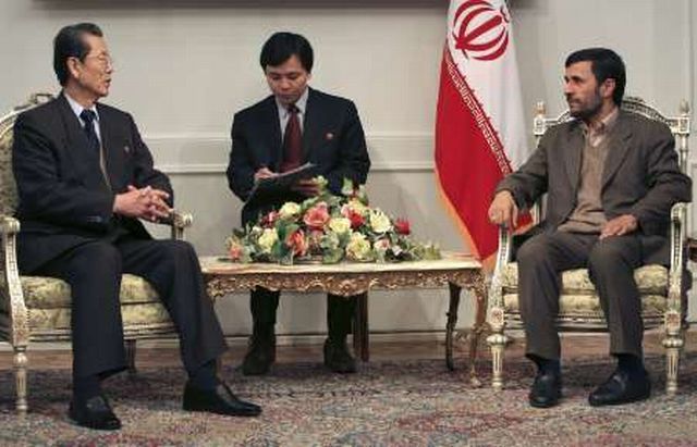Severní Korea Írán Ahmadínežád