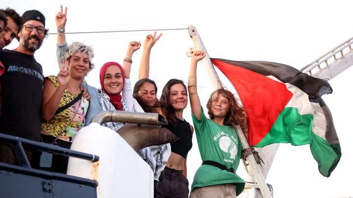 Gaza jako nový Green Deal? Flotila s Gretou Thunbergovou míří proti Izraeli; Zdroj foto: Reuters
